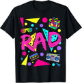 Rad 1980s Vintage Eighties Costume Party t-Shirt T-Shirt Unisex T-shirt, Sweatshirt, Hoodie, Long Sleeve Tee