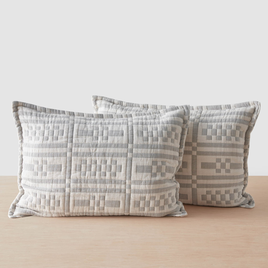 Alegria Organic Cotton Quilted Shams