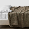 Ayla Organic Cotton Quilted Bed Blanket