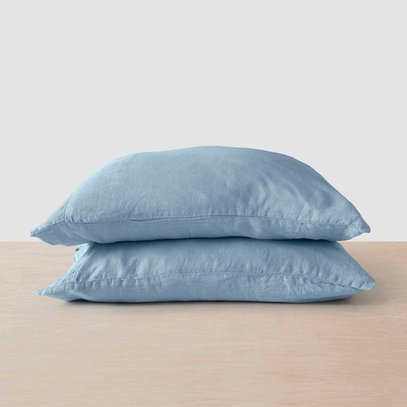 Stonewashed Linen Pillowcases