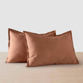Stonewashed Organic Cotton Percale Shams