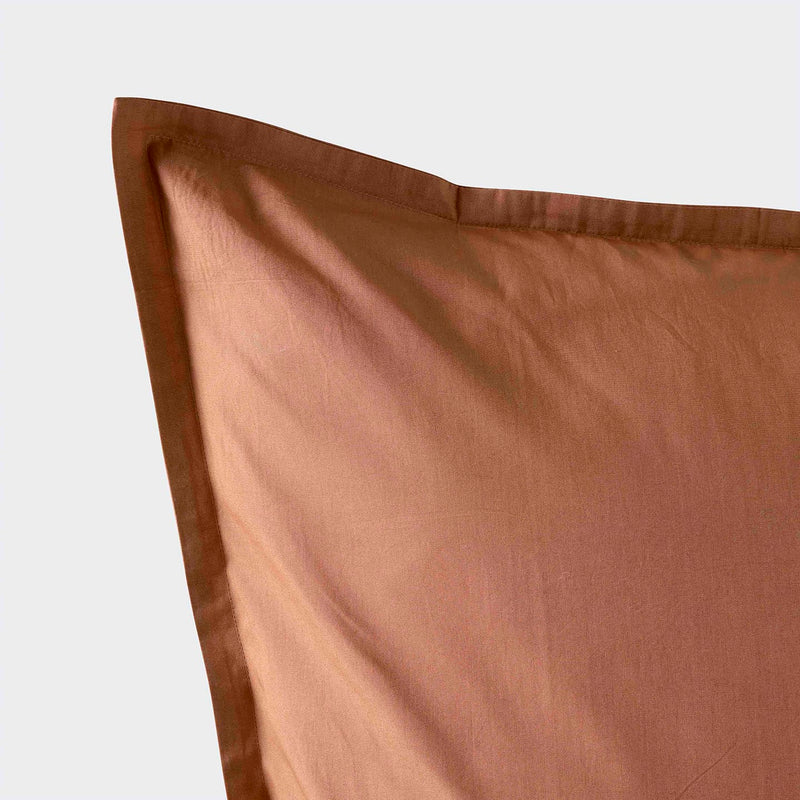Stonewashed Organic Cotton Percale Shams