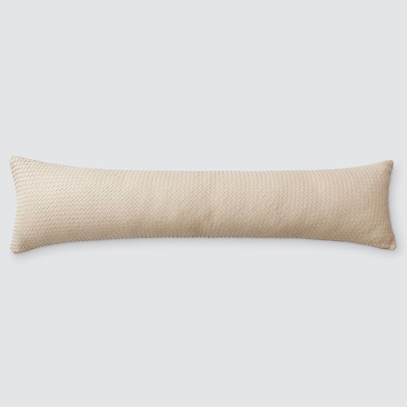 Dhara Leather Lumbar Pillow
