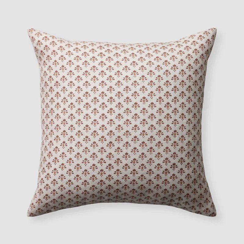 Elodie Block Print Pillow