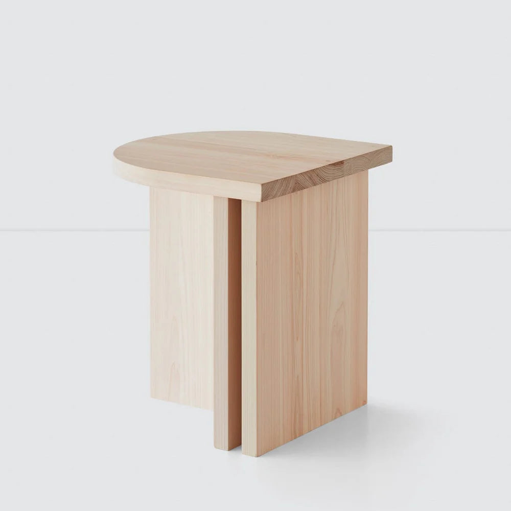 Hinoki Wood Side Table