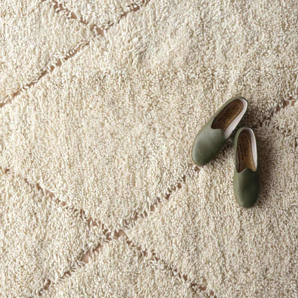 Khalida Hand-Knotted Beni Ourain Area Rug