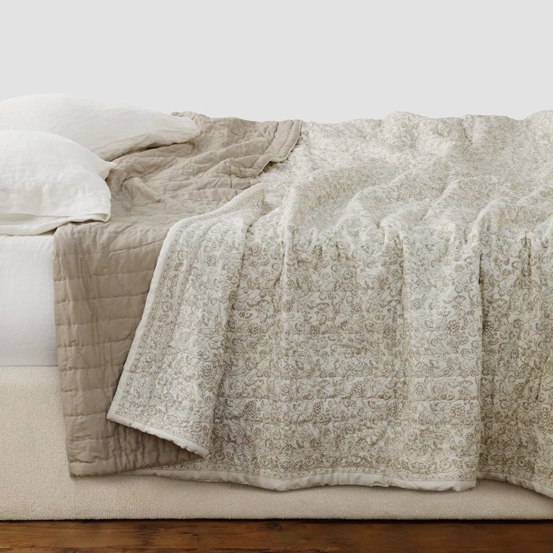 Lianna Block Print Quilt