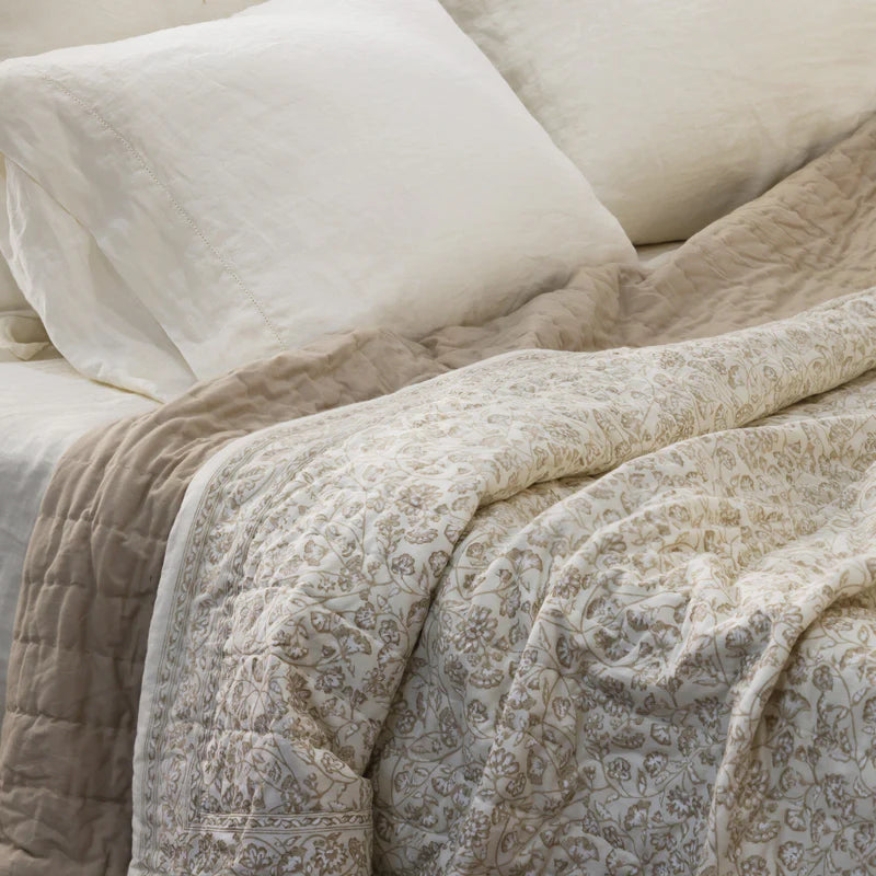 Lianna Block Print Quilt