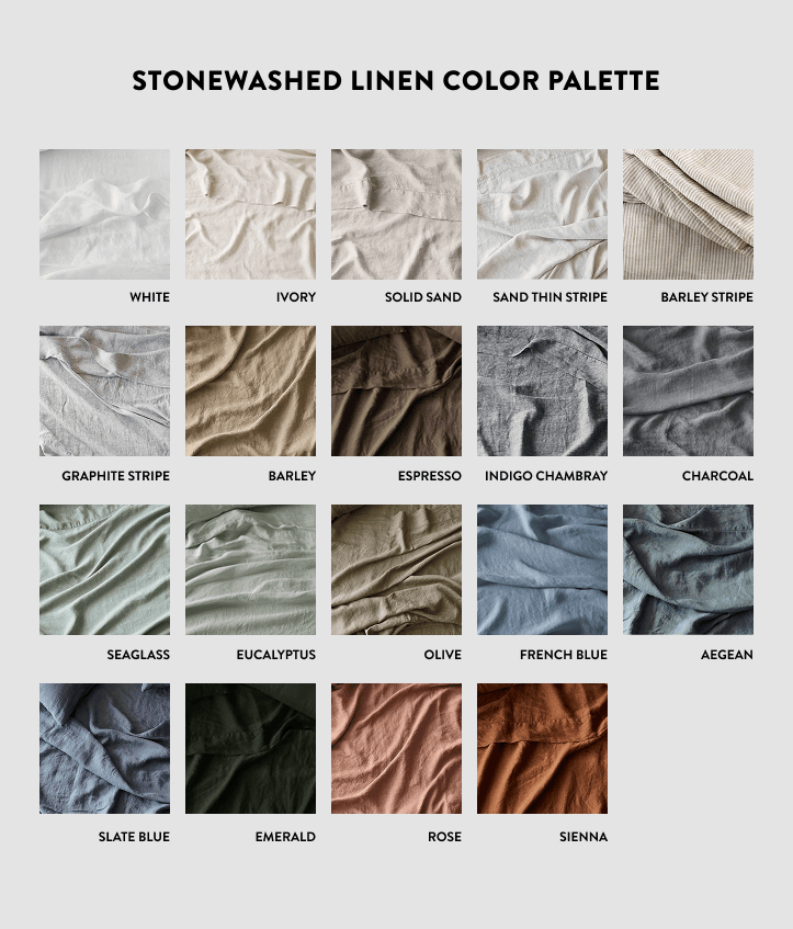 Stonewashed Linen Bed Bundle