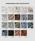 Stonewashed Linen Fitted Sheet