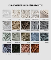 Stonewashed Linen Fitted Sheet