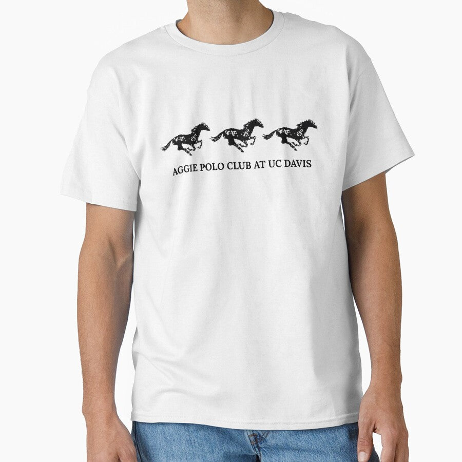 Wild Horses Print by Aggie Polo Club at UC Davis Unisex T-shirt, Sweatshirt, Hoodie, Long Sleeve Tee
