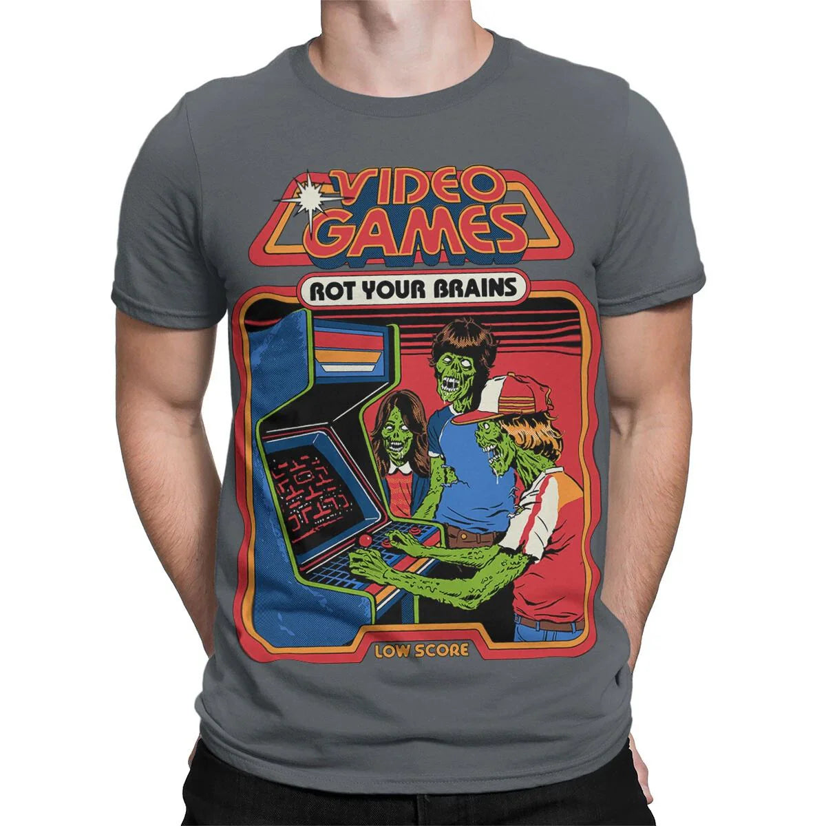 Video Games Rot Your Brains 90s Fun T Shirt for Gamers #SR#T433 Unisex T-shirt, Sweatshirt, Hoodie, Long Sleeve Tee