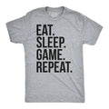Mens Eat Sleep Game Repeat Funny Shirts Nerdy Gamer Tees Vintage Novelty T shirt Unisex T-shirt, Sweatshirt, Hoodie, Long Sleeve Tee