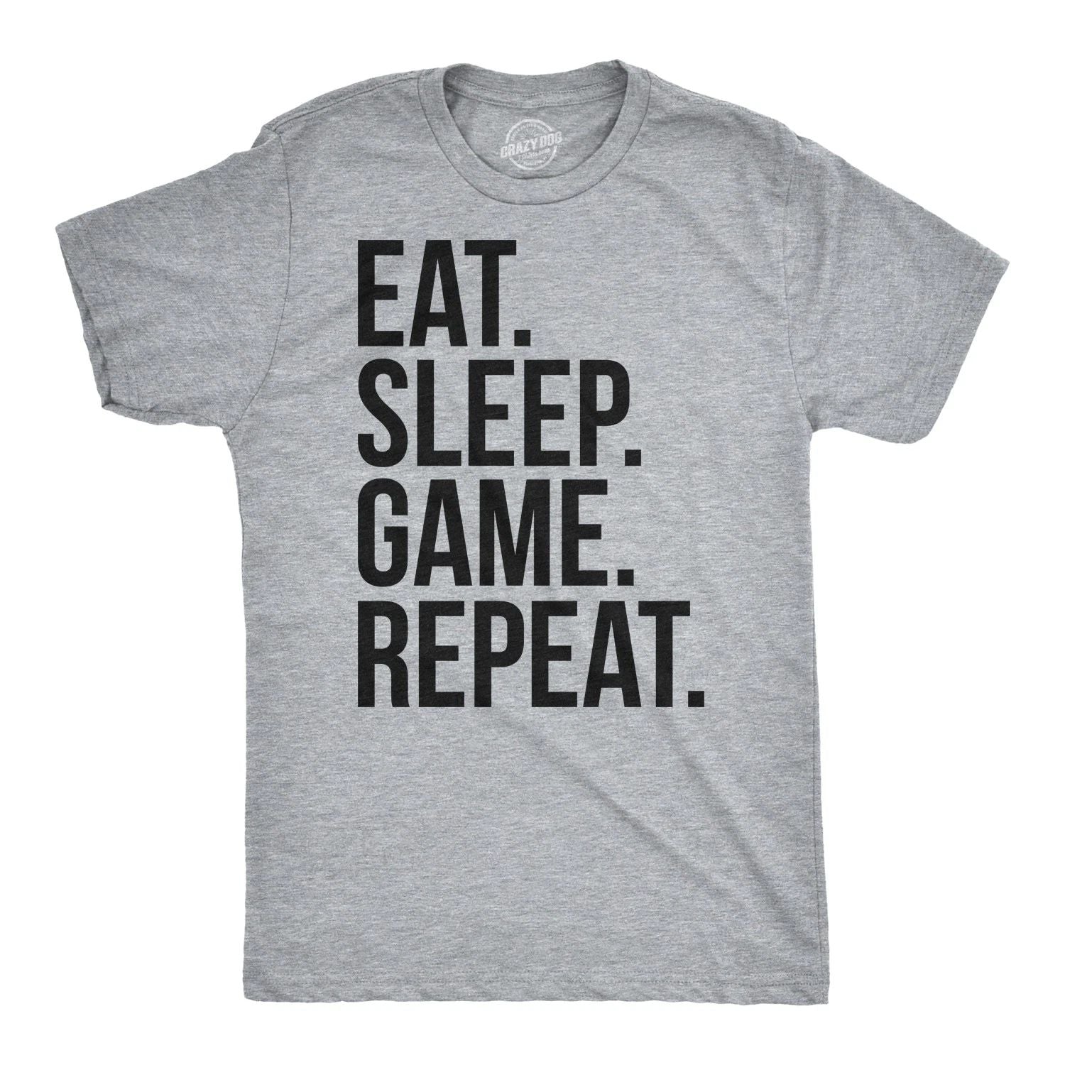 Mens Eat Sleep Game Repeat Funny Shirts Nerdy Gamer Tees Vintage Novelty T shirt Unisex T-shirt, Sweatshirt, Hoodie, Long Sleeve Tee