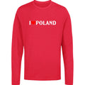 I Love Poland Long Sleeve T Shirt,Polish Pride T Shirt,Polska patriotic Gift Top Unisex T-shirt, Sweatshirt, Hoodie, Long Sleeve Tee